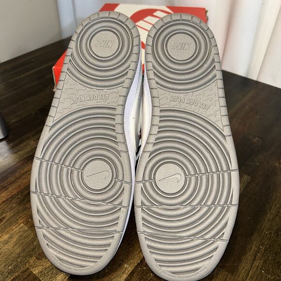 Nike Court Borough Low Recraft 7Y Sail/College Grey Photo Dust New W/Box - Picture 10 of 15